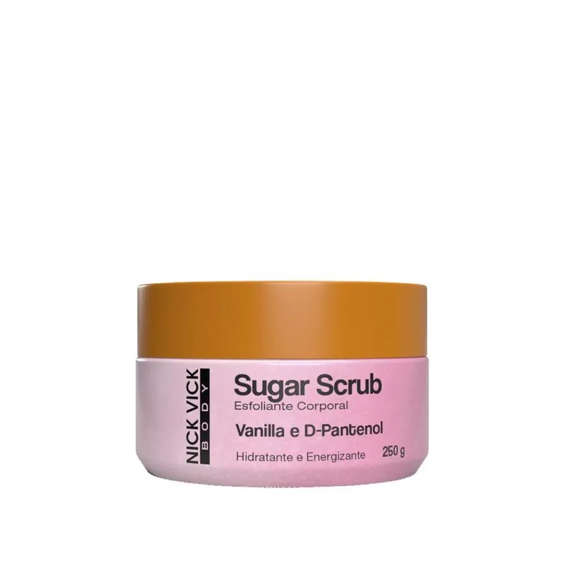 Esfoliante Corporal Sugar Scrub Vanilla 250g - Nick Vick Body