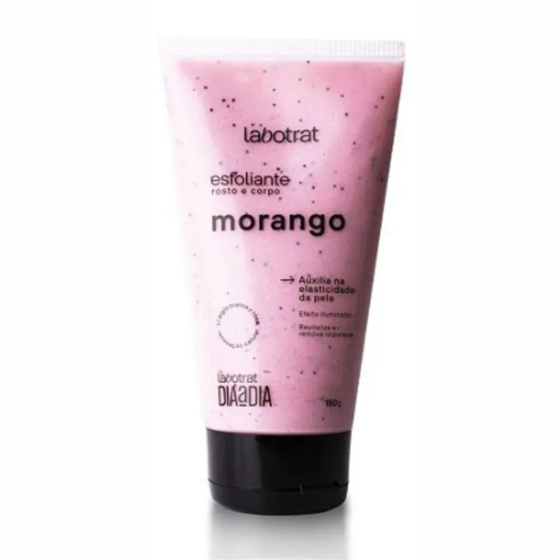 Esfoliante Morango 150g Corpo e Rosto Labotrat