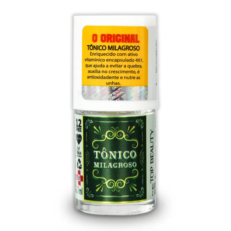 Esmalte Base Para Unha Tonico Milagroso Sos Unhas Top Beauty 7ml