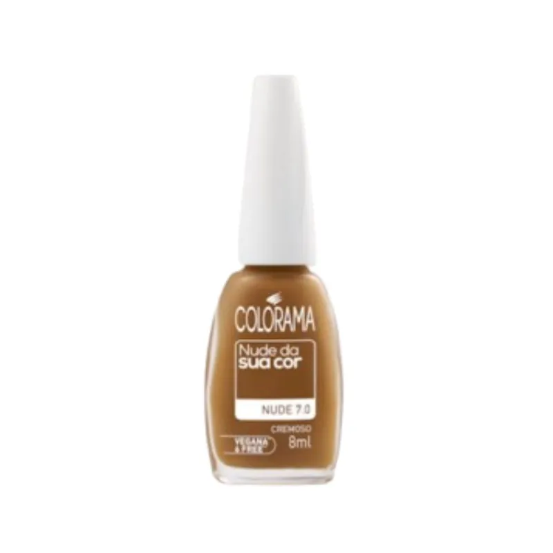 Esmalte Colorama Nude da Sua Cor 7.0 Cremoso 8ml