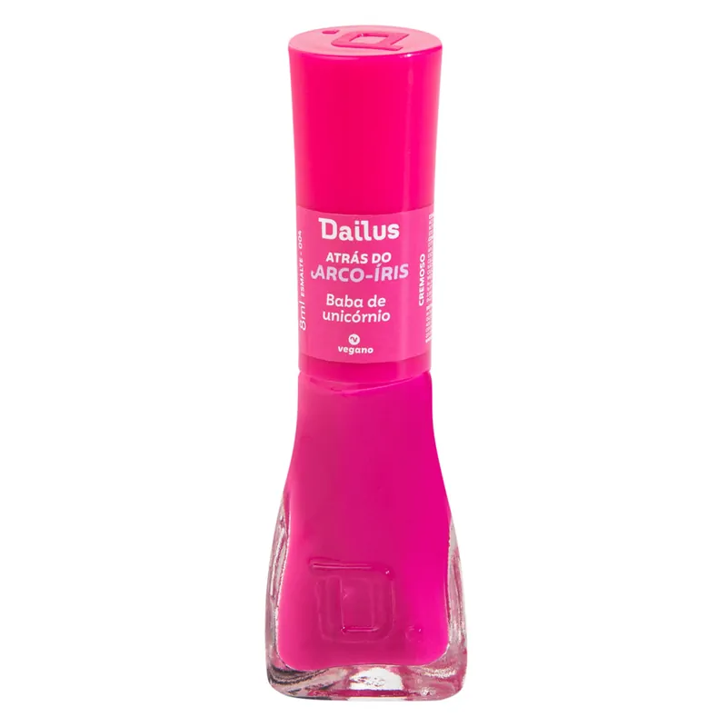 Esmalte Dailus Atrás do Arco-Íris Baba de Unicórnio Cremoso Vegano 8ml