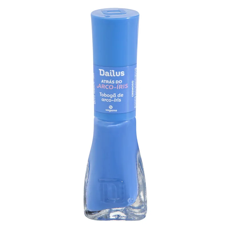 Esmalte Dailus Atrás do Arco-Íris Tobogã de Arco Íris Cremoso Vegano 8ml