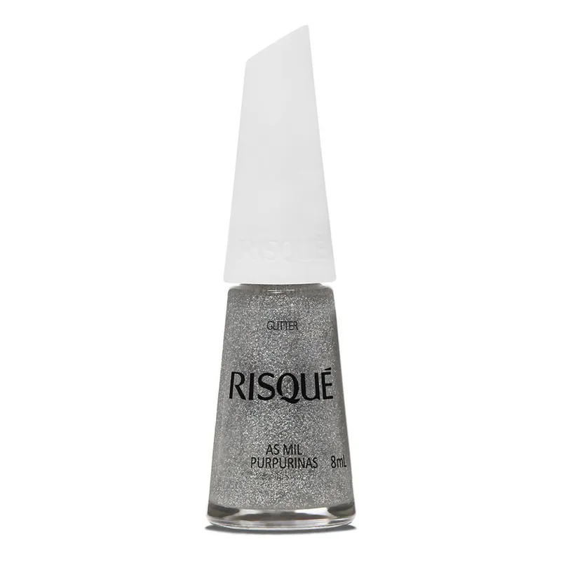 Esmalte Glitter Risqué as Mil Purpurinas 8ml sem blister