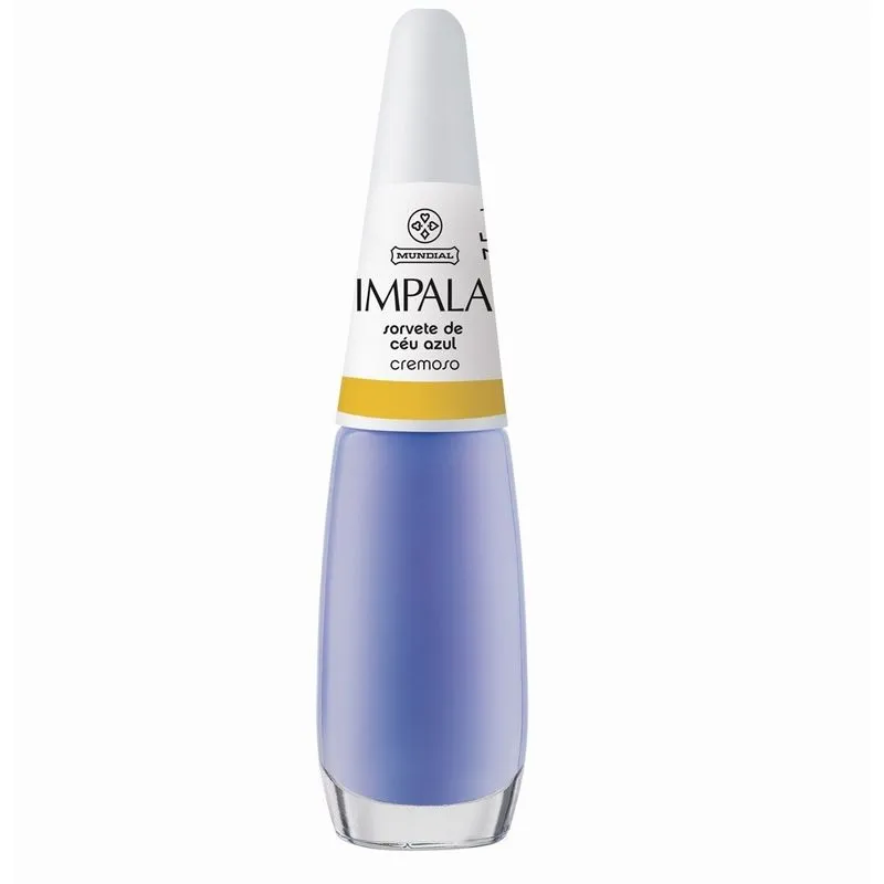 Esmalte Impala Cremoso Cor: Sorvete De Ceu Azul