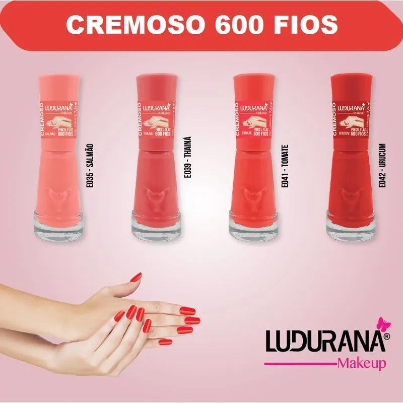 Esmalte Ludurana 600 Fios 7,5ml Carbono