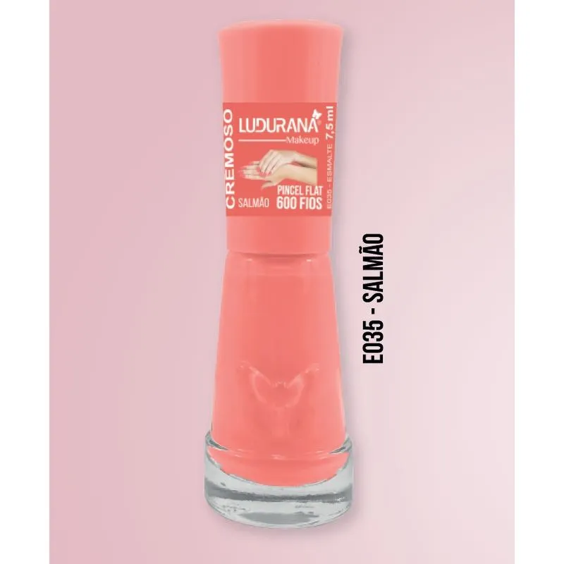 Esmalte Ludurana 600 Fios 7,5ml Salmão