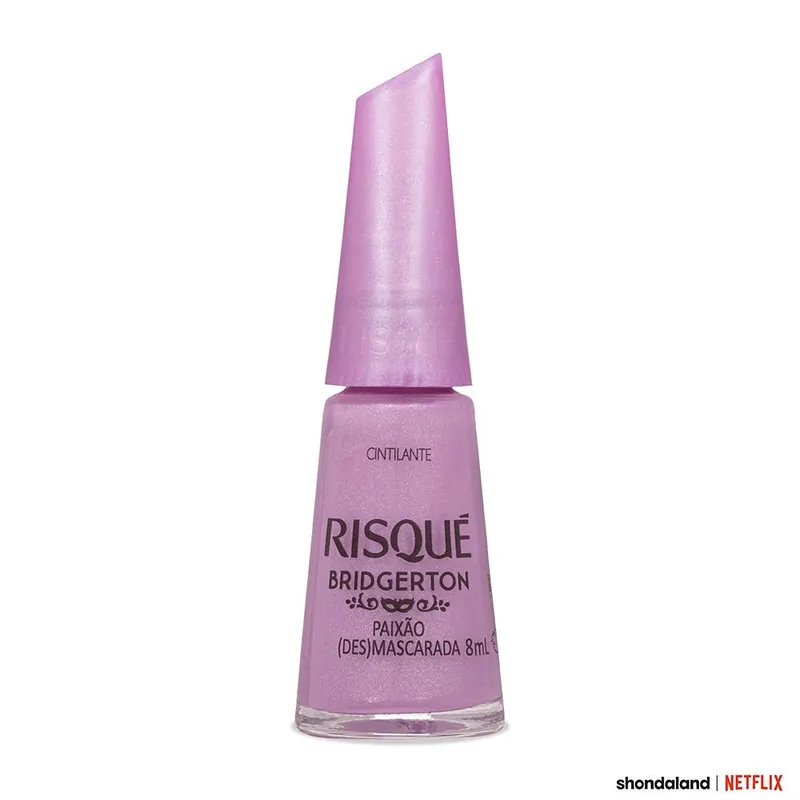 Esmalte Risqué Bridgerton Cintilante Paixão (Des)mascarada 8ml