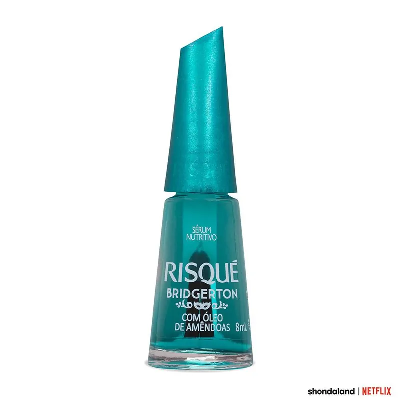 Esmalte Risqué Bridgerton Sérum Nutritivo Com Óleo De Amêndoas 8ml