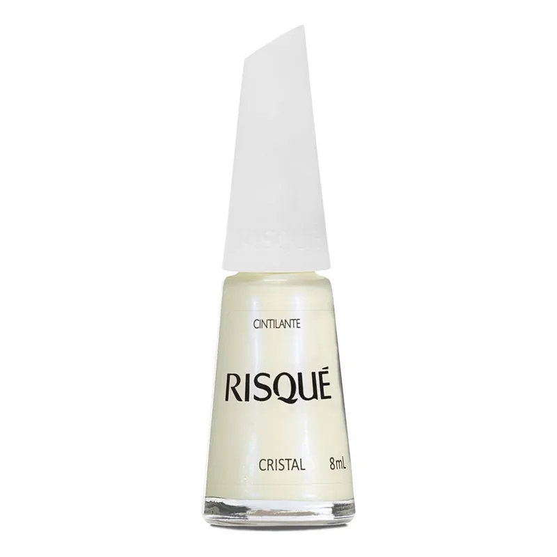 Esmalte Risqué Hipoalergênico Cristal Cintilante 8ml