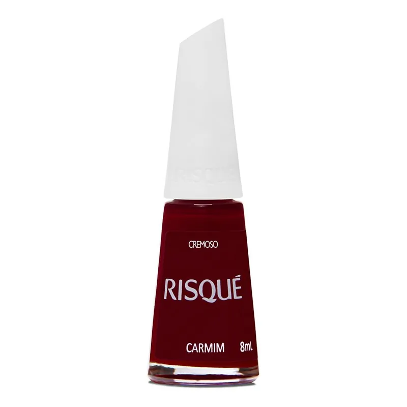 Esmalte Risqué Hipoalergênico Carmim Cremoso 8ml