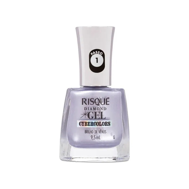 Esmalte Risqué Diamond Gel Cybercolors Brilho De Vênus 9,5ml