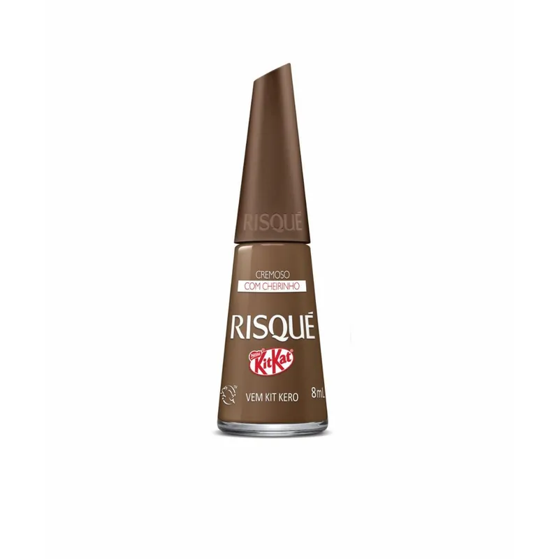 Esmalte Risqué Kitkat Cremoso Vem Kit Kero 8ml