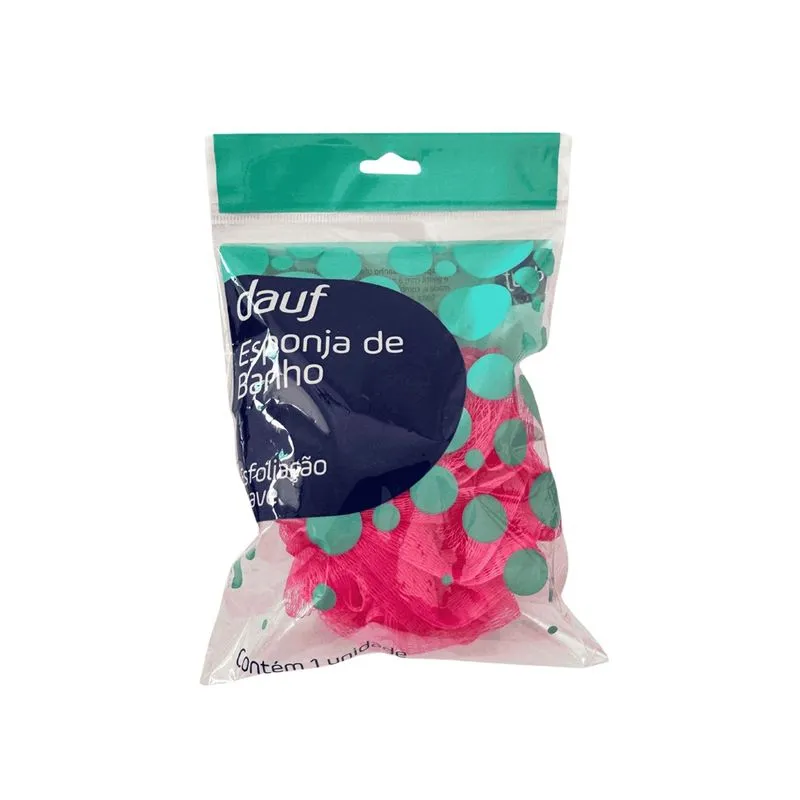 Esponja De Banho Dauf Nylon 1 Unidade