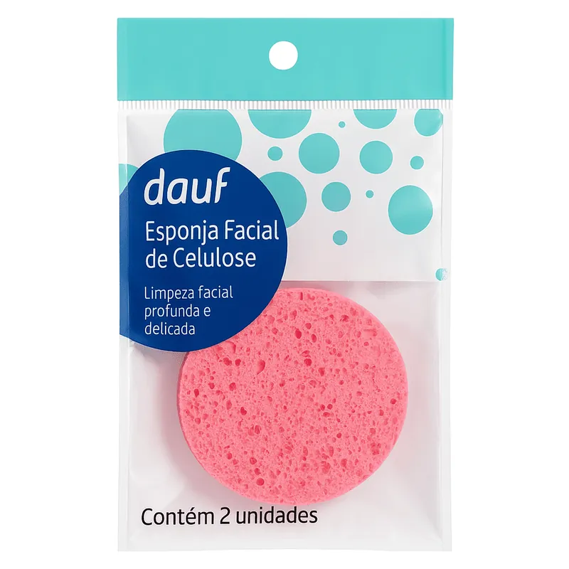 Esponja Facial Dauf Celulose 2 Unidades