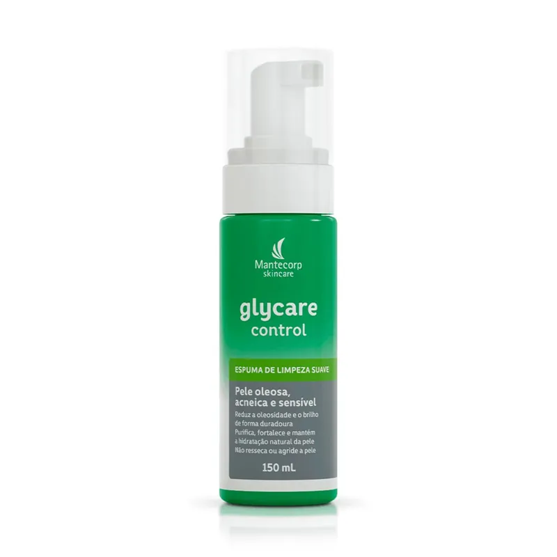 Espuma de Limpeza Facial Glycare Control Ácido Glicólico 150ml