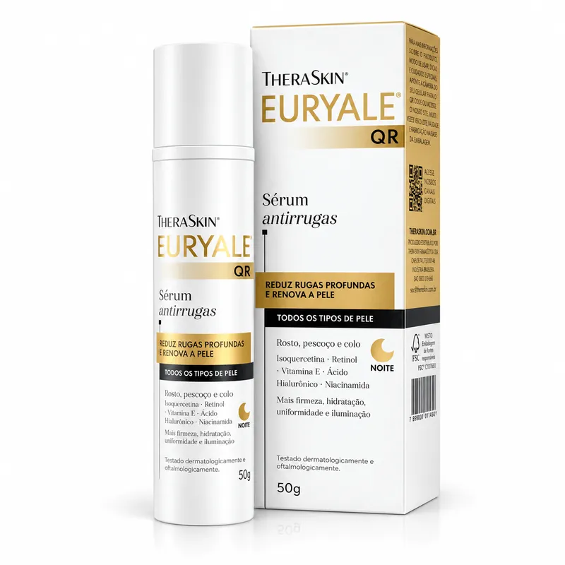Sérum Facial Euryale QR Anti Idade Noturno 50g