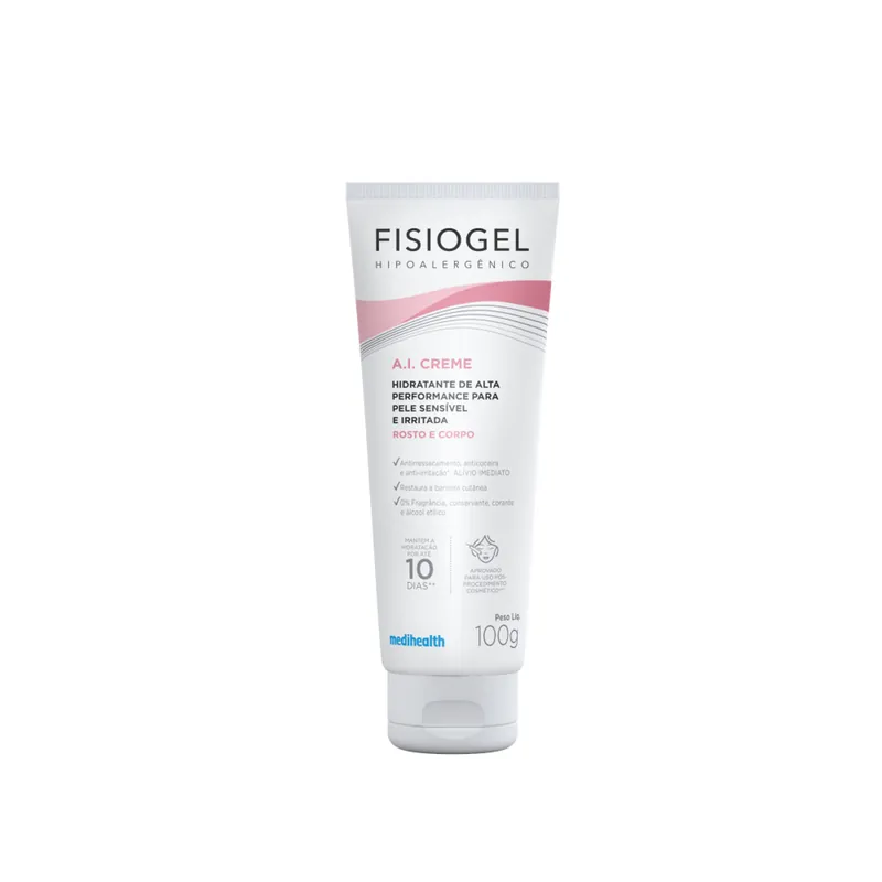 Creme Corporal Fisiogel AI Hidratante Peles Sensíveis 100g