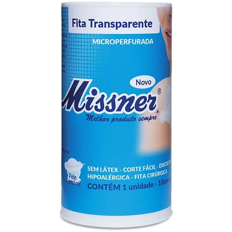 Fita Cirúrgica Missner - Transparente 10cmx4.5m - unidade