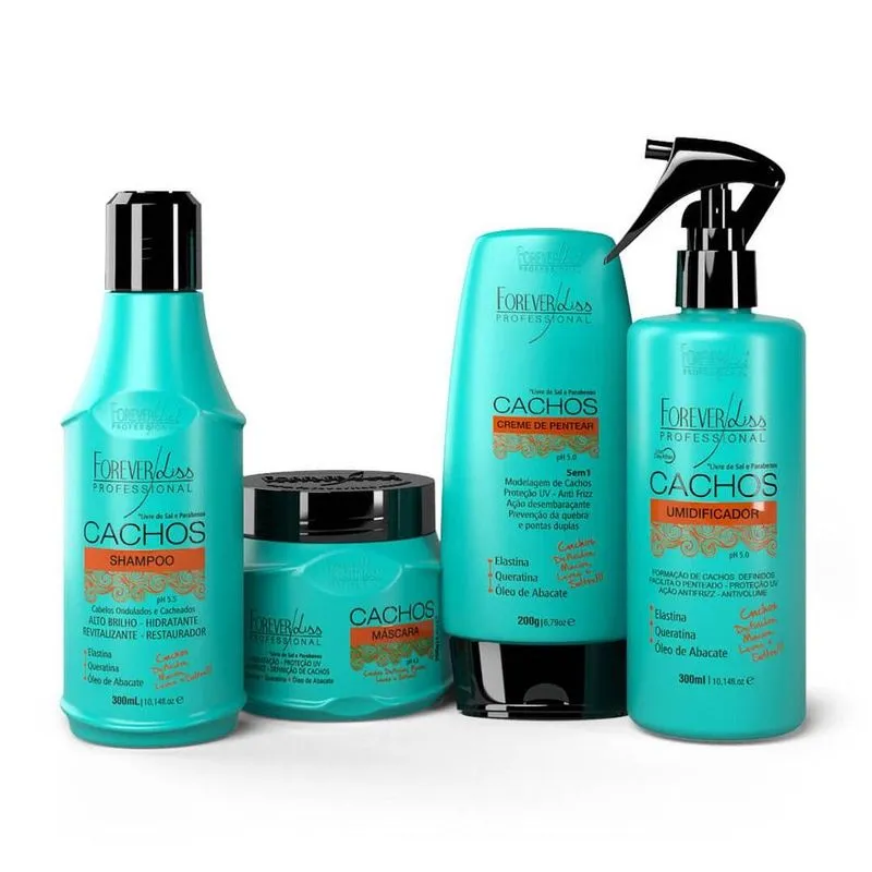 Forever Liss Cachos - Kit Formador e Manutenção dos Cachos