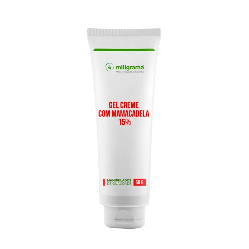 Gel creme com Mamacadela 15% 60g - Tratamento da Vitiligo