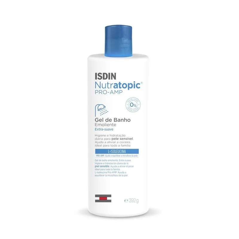 Gel de Banho ISDIN Nutratopic Pro-AMP Emoliente Pele Sensível 400ml