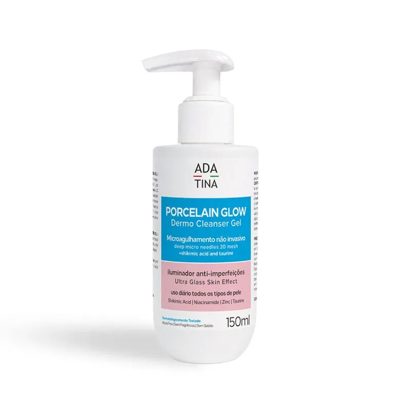 Gel de Limpeza Facial Iluminador Ada Tina Porcelain Glow