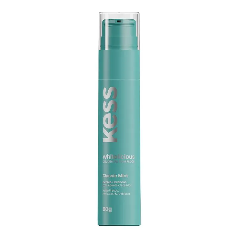 Gel Dental Kess Whitelicious Classic Mint 60g