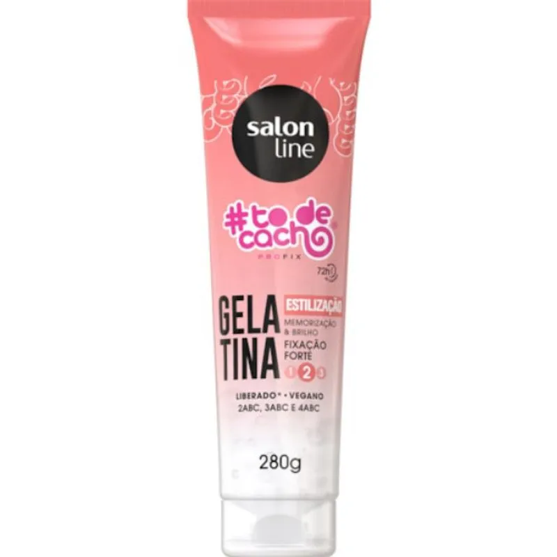 Gelatina Capilar Salon Line Todecacho 280g Fixação Forte