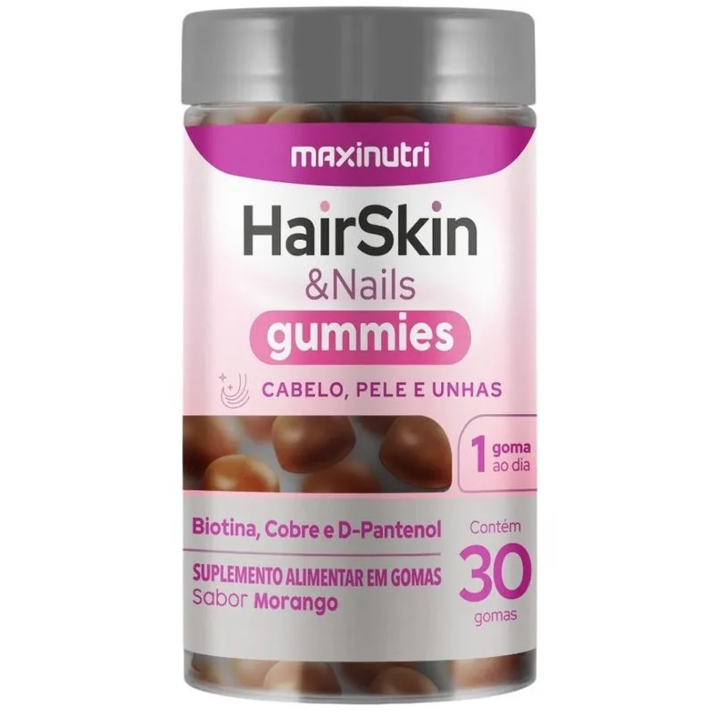 HairSkin & Nails Gummies 30 Gomas - Maxinutri