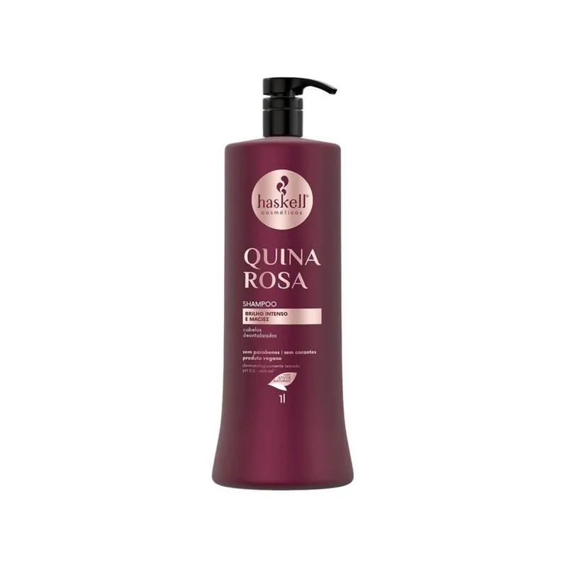 Haskell - Shampoo Quina Rosa Fortificação dos Fios 1000ml