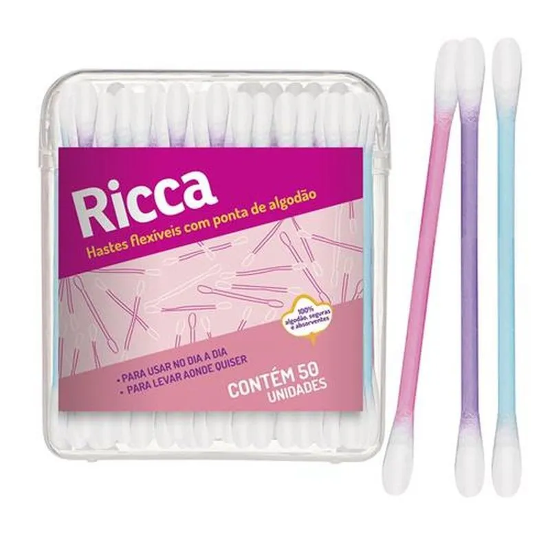 Hastes Flexiveis 50Pcs Travel Pack Ricca