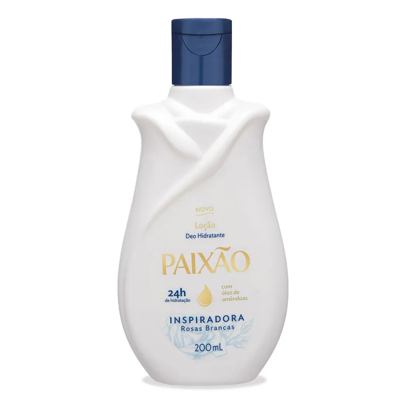 Loção Hidratante Paixão Inspiradora Rosas Brancas desodorante 200ml
