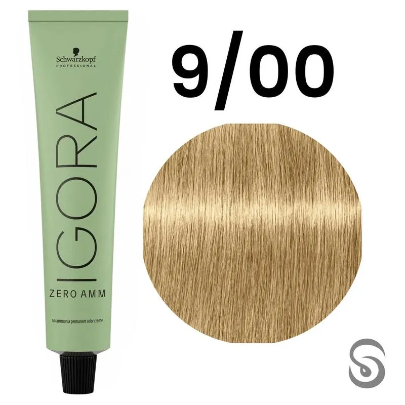 Igora Zero Amm 9-00 Louro Extra Claro Natural Extra 60ml