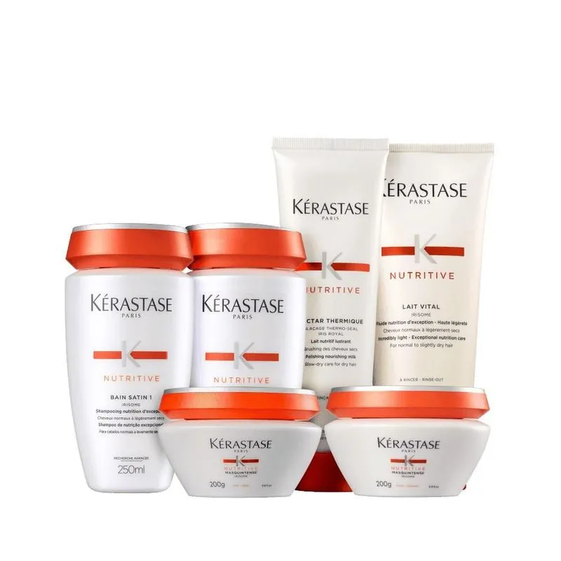 Kérastase Nutritive Immunité Kit (2 Shampoo's + Condicionador + Leave-in + 2 Máscaras)