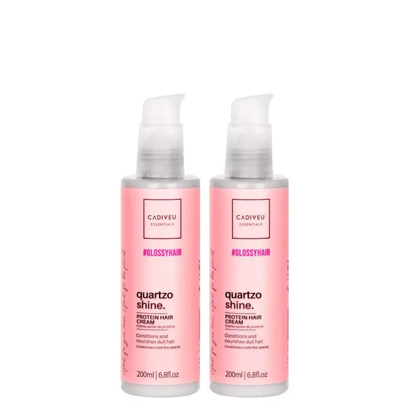 Kit Cadiveu Essentials Quartzo Shine - Proteína de Brilho - 2 Unidades