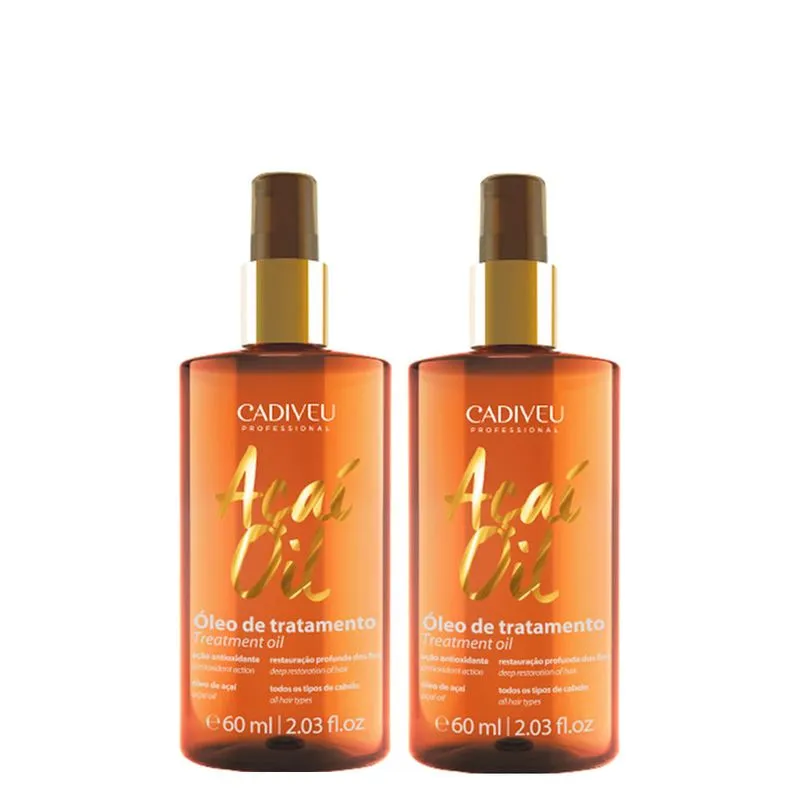 Kit Cadiveu Professional Açaí Oil - Óleo Capilar 60 ml - 2 Unidades