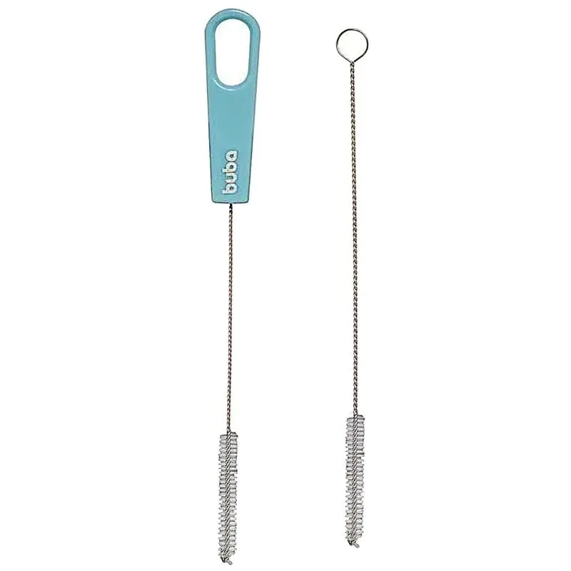 Kit de Escovas de Limpeza para Canudo Buba - 2 unidades