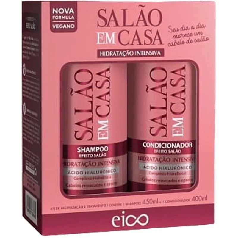 Kit Eico Salão em Casa - Shampoo e Condicionador 850ml