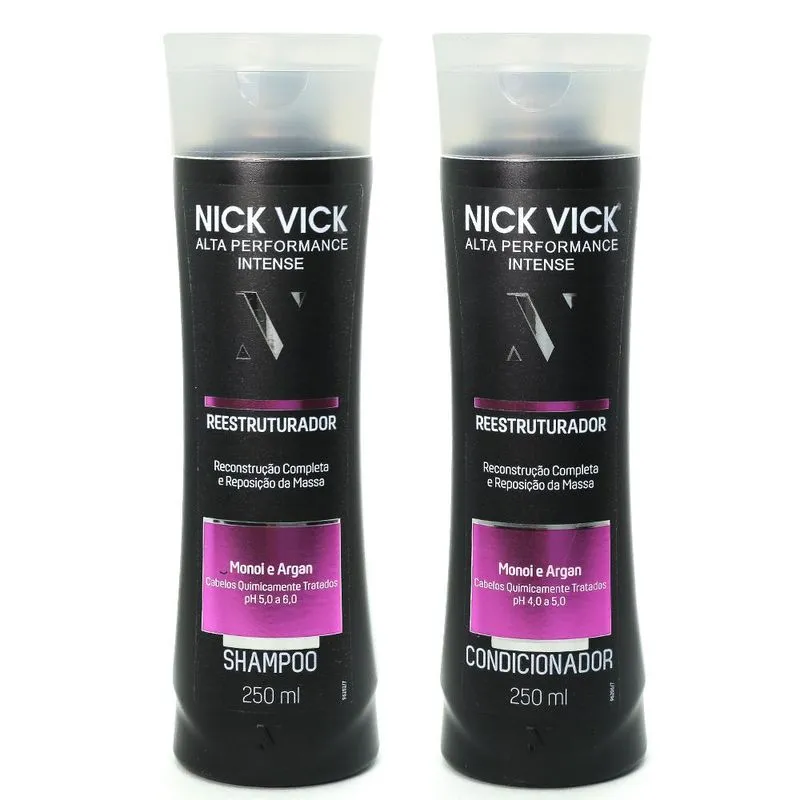 Kit Nick Vick Reestruturador - Shampoo - Condicionador