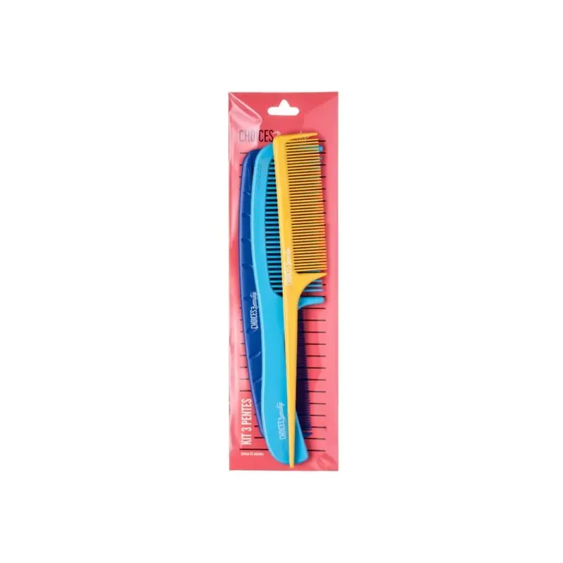 Kit Pentes Fina/Med/Gnd Com 3 Unidades Choices