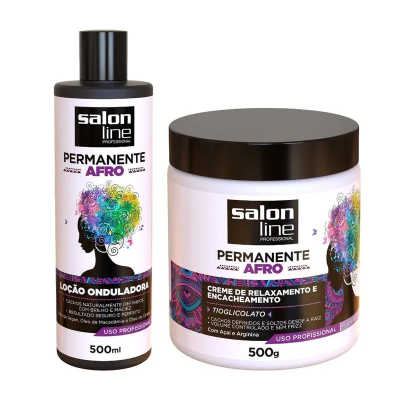 Kit Permanente Afro Salon Line