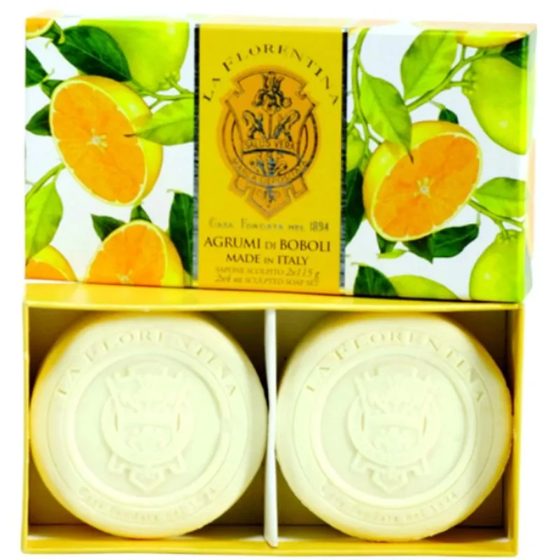 Kit Sabonete em Barra La Florentina Boboli Citrus - 2x115g