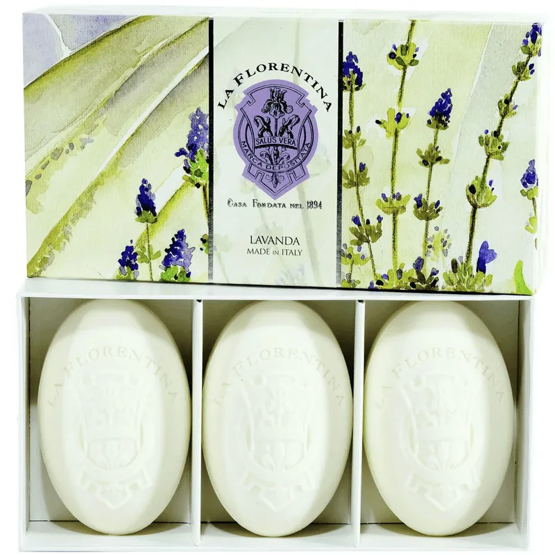 Kit Sabonete em Barra Lavender La Florentina 3x150g