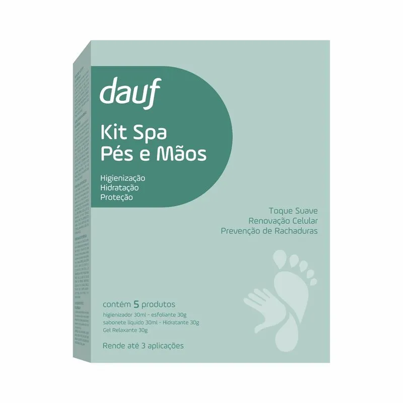 Kit Spa Dos Pés Dauf 5 Produtos