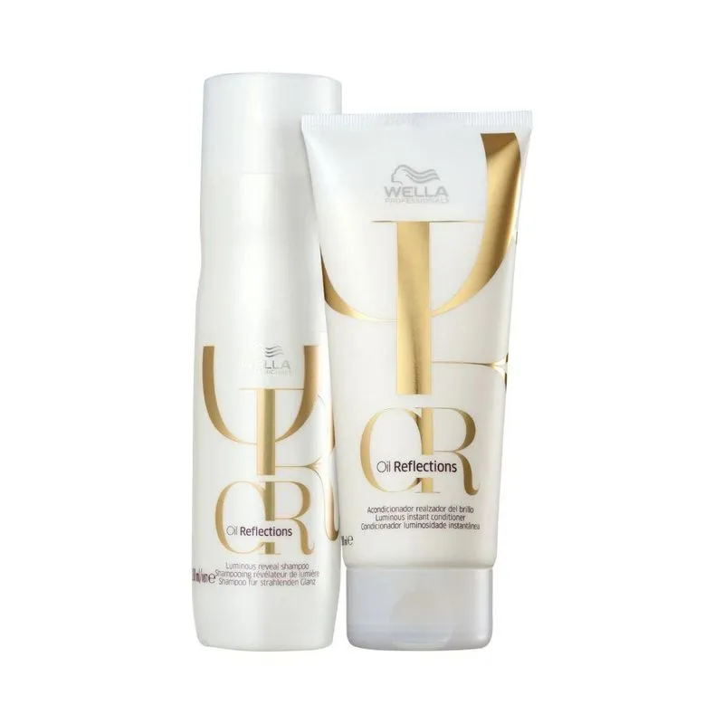 Kit Wella Oil Reflections - Shampoo 250ml + Condicionador 200ml