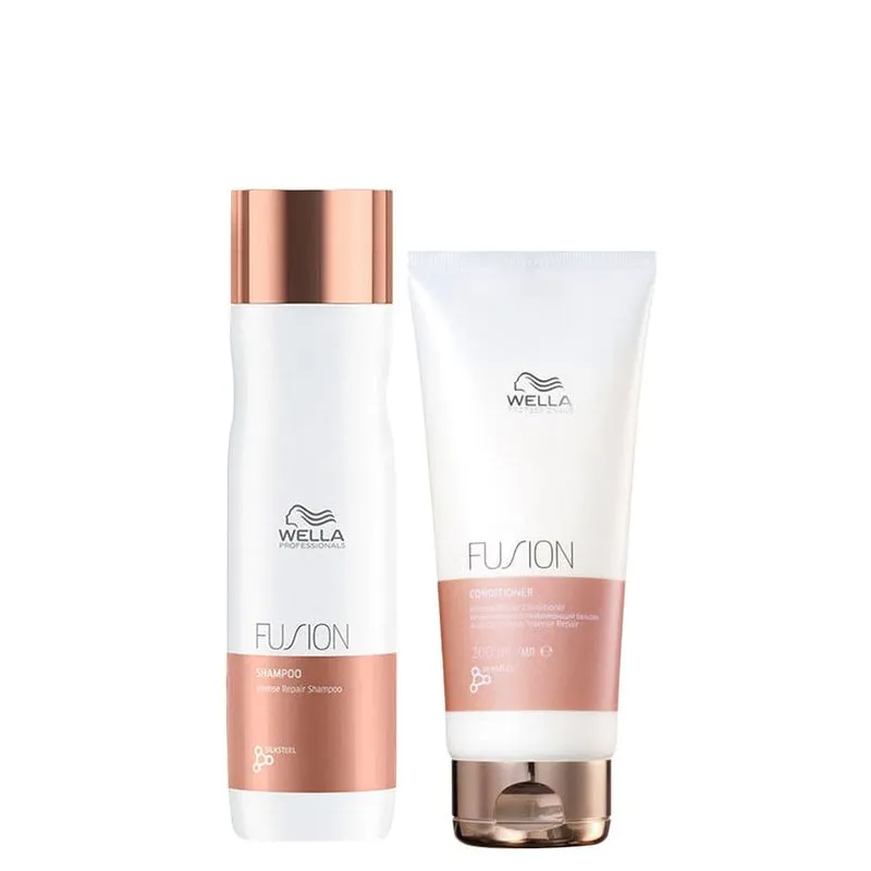 Kit Wella Professionals Fusion - Shampoo 250 ml + Condicionador 200 ml