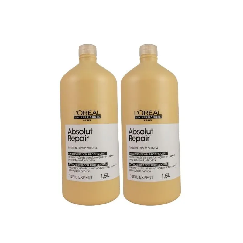 L'Oréal Professionnel Absolut Gold Kit - 2 Condicionadores 1,5L