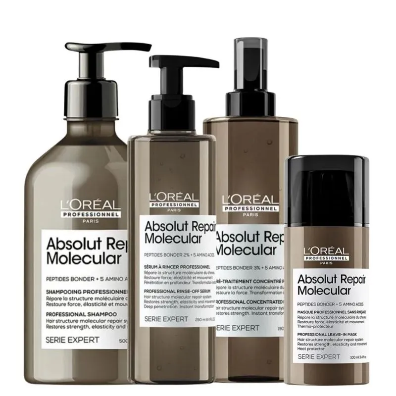 L’Oréal Professionnel Absolut Repair Molecular - Kit Home Care - 4 Produtos