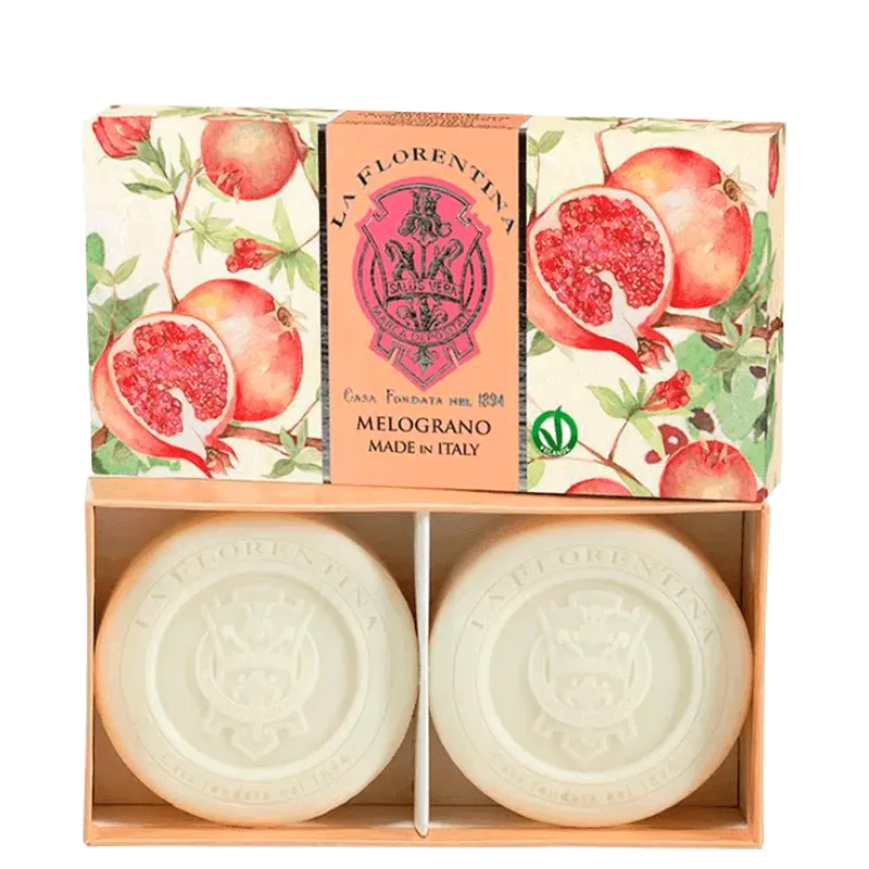 La Florentina Melograno – Sabonete em Barra – Kit 2x115g