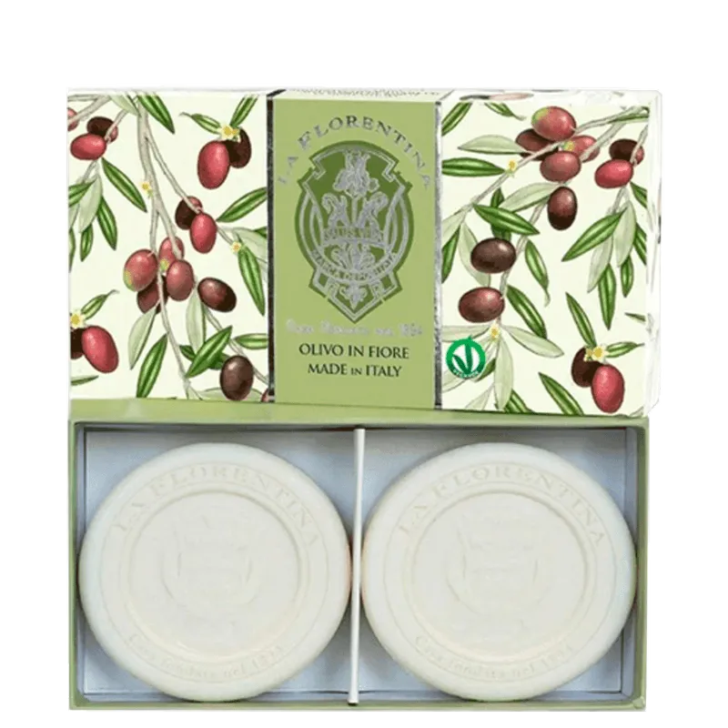 La Florentina Olivo In Fiore – Sabonete em Barra – Kit 2x115g